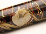 Photo12: AGJ Original Maki-e Fountain pen #76 "Skeleton" Sailor Togidashi Taka Maki-e Kyoto Japan Wa (12)